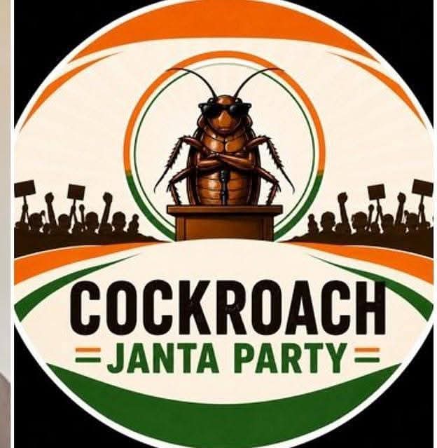 महज एक हफ्ते में भाजपा को पछाड़कर ‘कॉकरोच जनता पार्टी’ बनी देश की सबसे बड़ी डिजिटल राजनीतिक ताकत